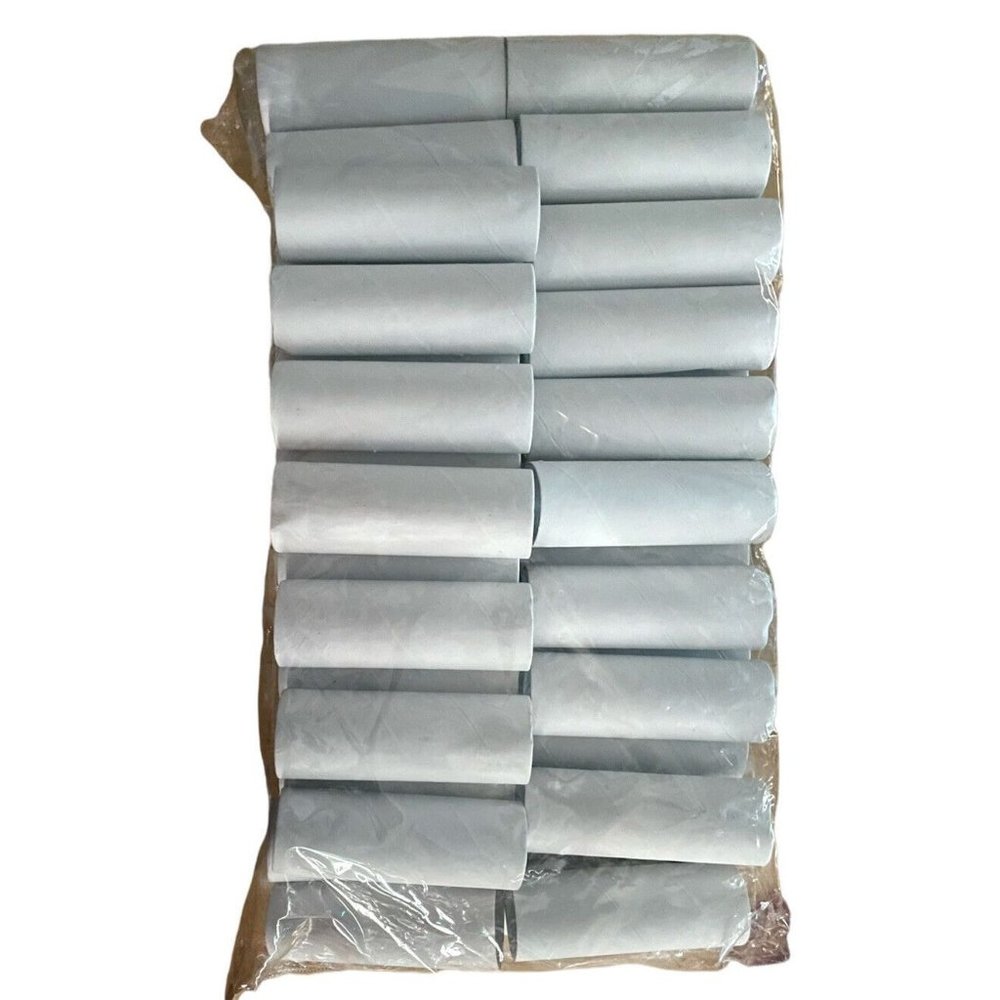 60-Pack Cardboard Tubes 4.5in Craft Rolls NEW, White